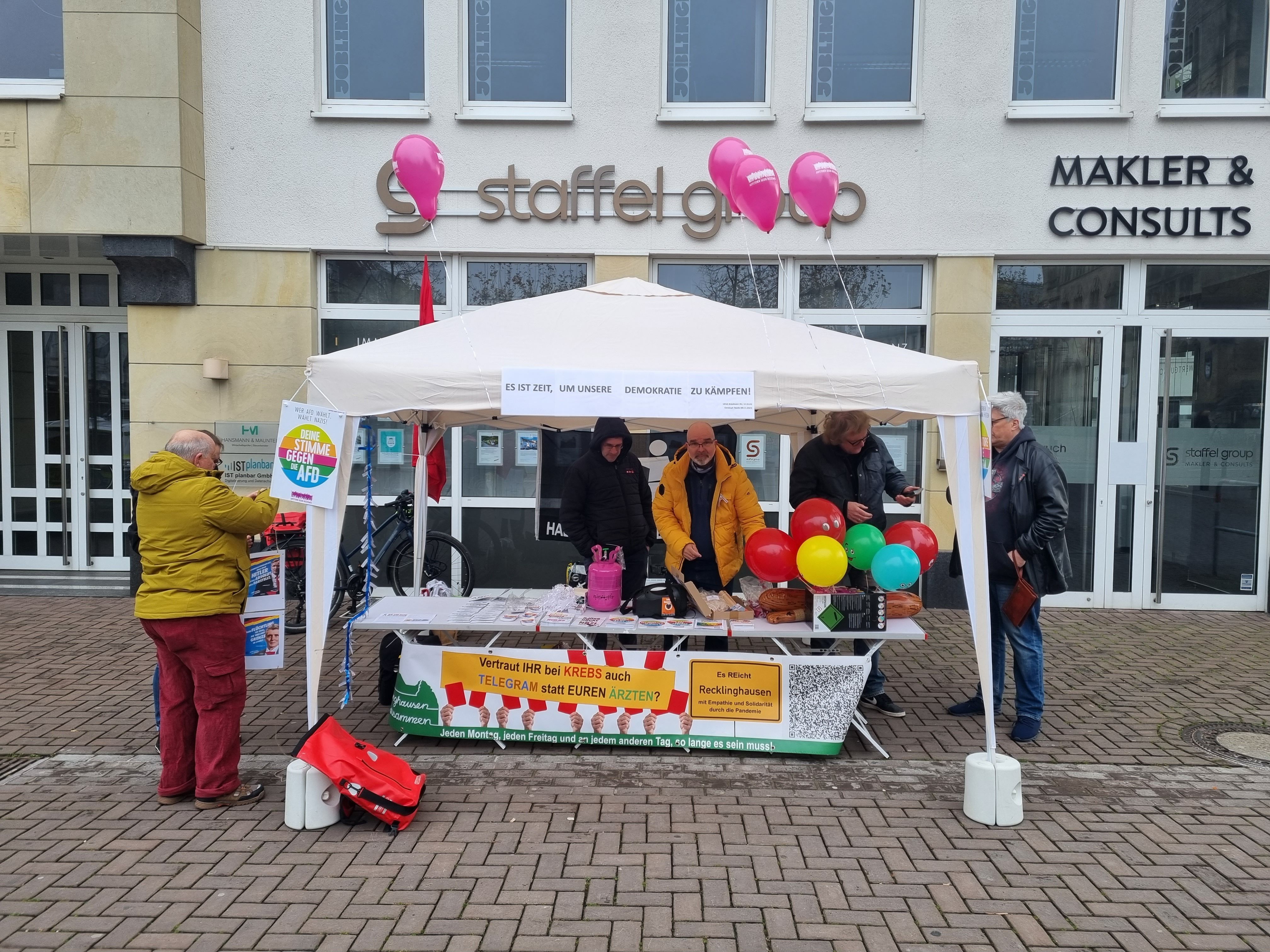 Erste mal mit eigenem Infostand aktiv