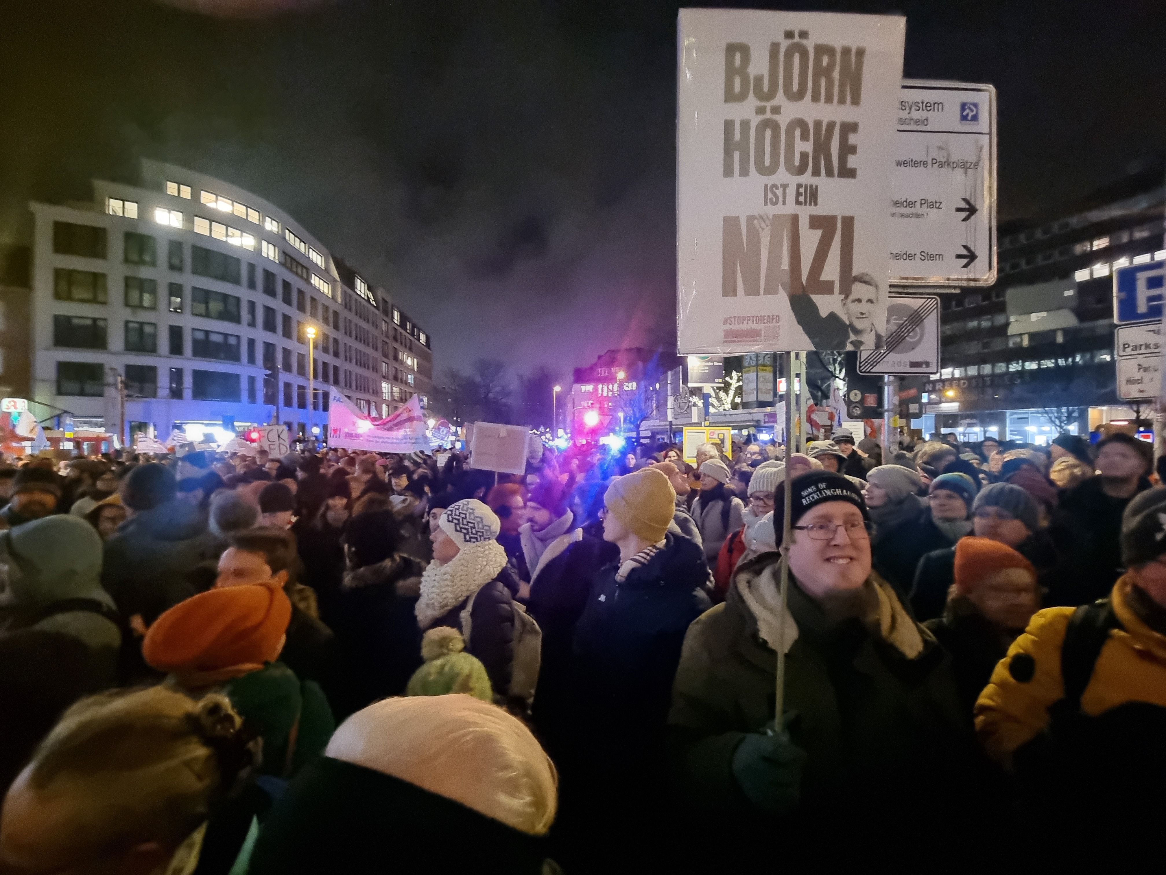 Demo gegen die Deportationspläne in Essen