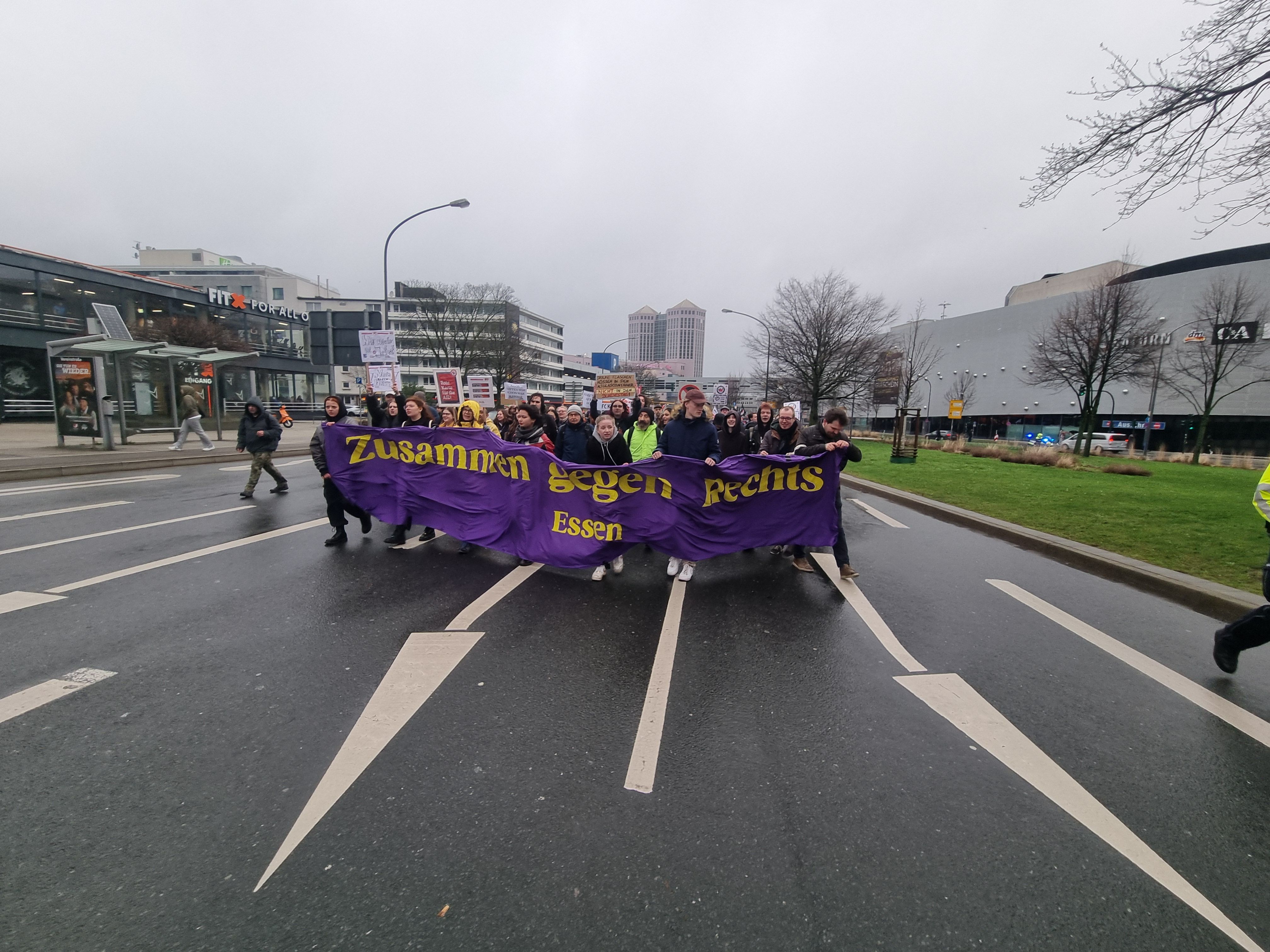 Zweite Demo gegen die Deportationspläne in Essen