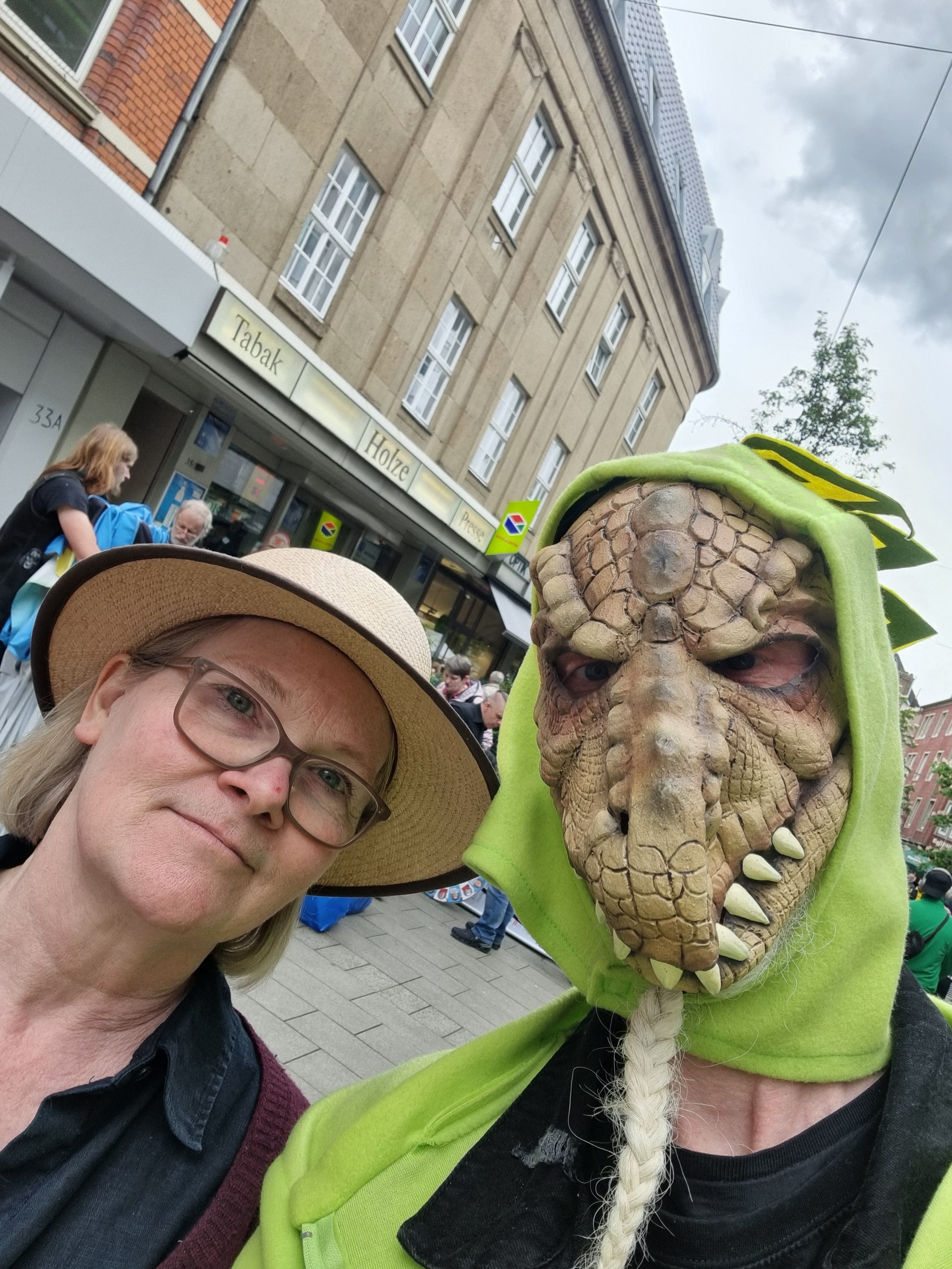 Protest gegen Irmhild Boßdorf in Gladbeck