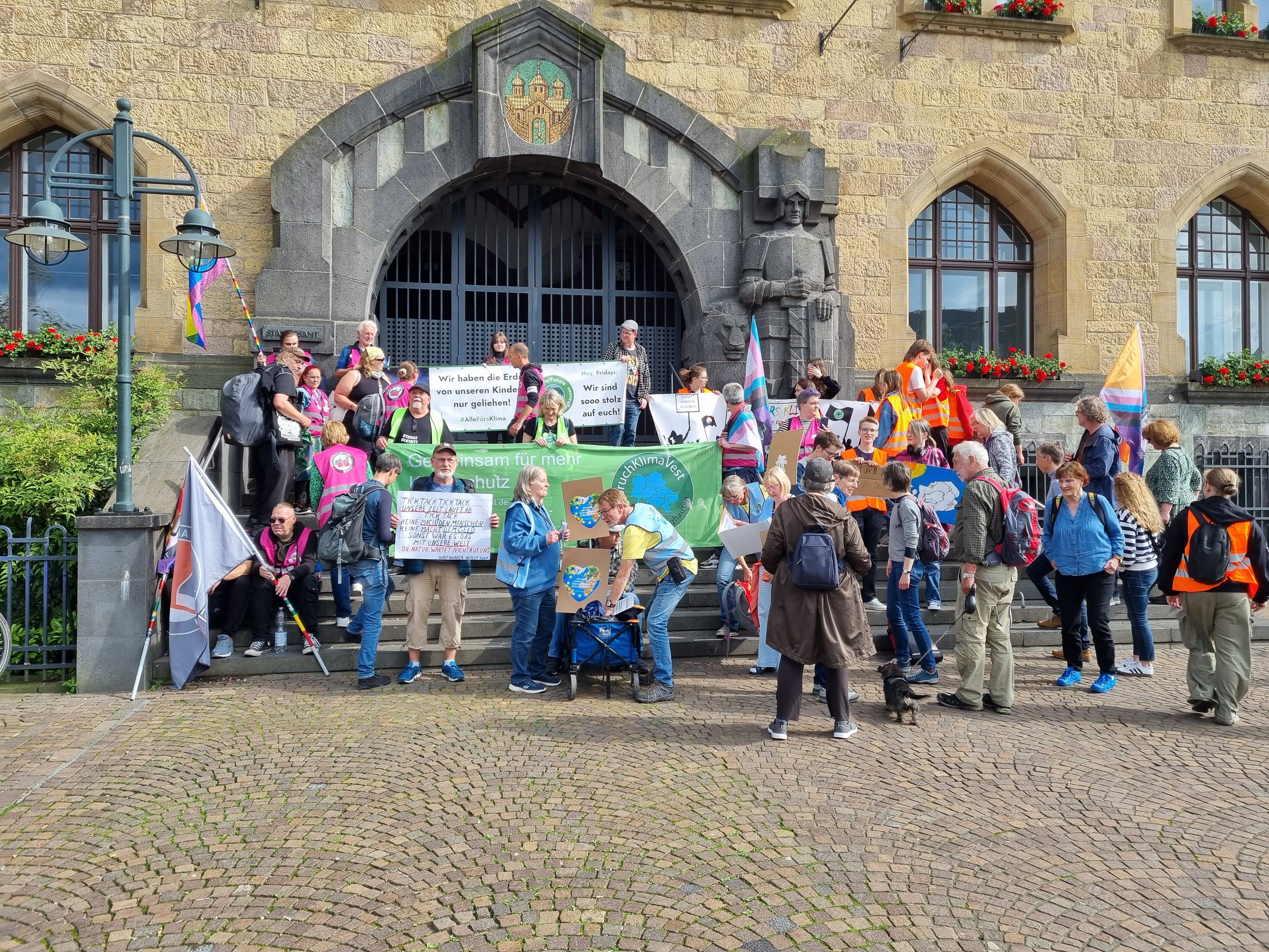 Zu Gast beim deutschlandweiten Klimastreik in RE