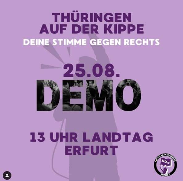 Thüringen auf der Kippe - deine Stimme gegen Rechts