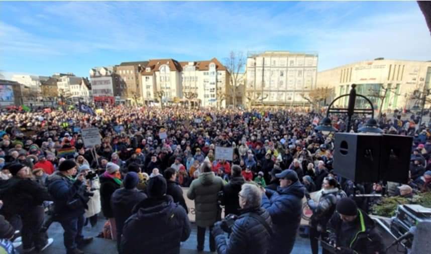 Erste Großdemo in Recklinghausen