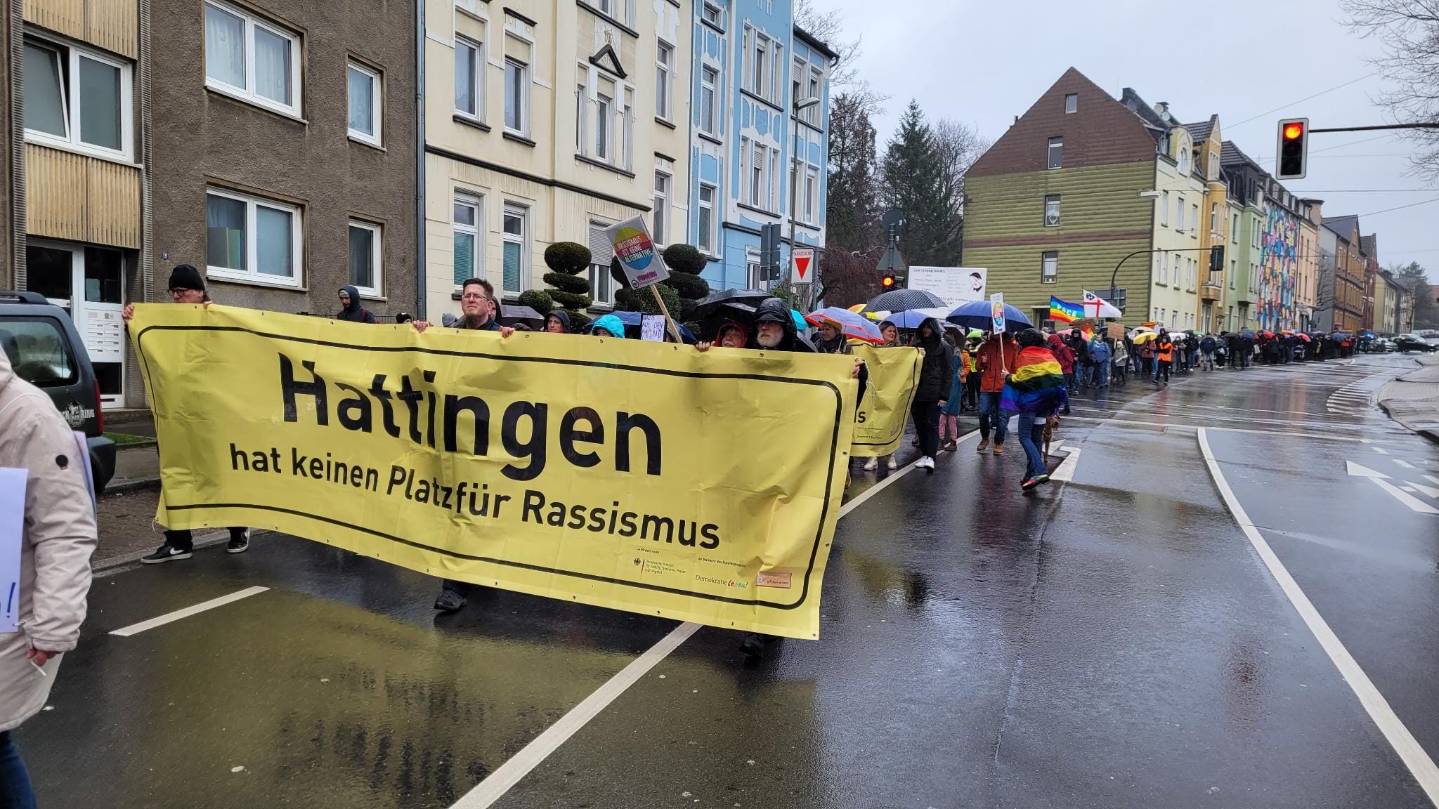 Demo gegen die Deportationspläne in Hattingen