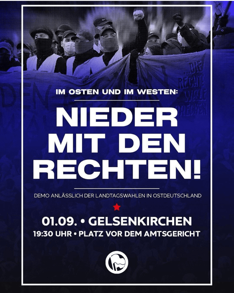 Im Osten und im Westen - Nieder mit den Rechten!